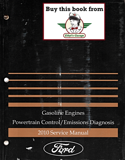 [FOR2010FCS1210610AA] 2010 Ford Car/Truck Gasoline Powertrain Control/Emissions Diagnosis Original OEM Factory Service Manual