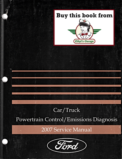 [FOR2007FCS1210607AA] 2007 Ford Car/Truck Powertrain Control/Emissions Diagnosis Original OEM Factory Service Manual