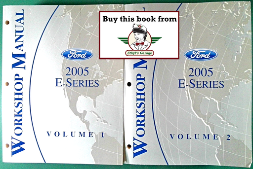 [FOR2005FCS1225105A/2] 2005 Ford E-Series Econoline Van Workshop Service Manual Set