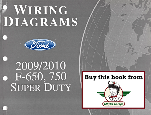 [FOR2009/10FCS1221010A] 2009-2010 Ford F-650, F-750 F-Super Duty Factory Electrical Wiring Diagrams Manual