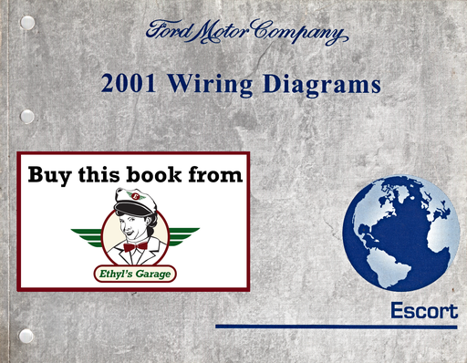 [FOR2001FCS1211701A] 2001 Ford Escort Factory Electrical Wiring Diagrams Manual