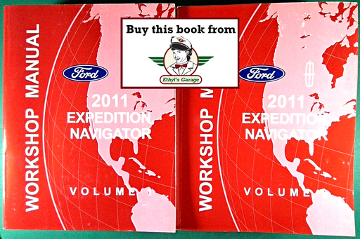 [FOR2011FCS1256111A/2] 2011 Ford Expedition, Lincoln Navigator Factory Workshop Service Manual Set