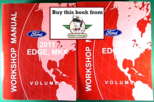 [FOR2011FCS1458811A/2] 2011 Ford Edge, Lincoln MKX Factory Workshop Service Manual Set