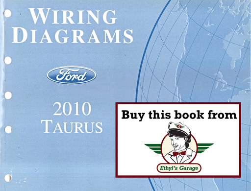 [FOR2010FCS1430110A] 2010 Ford Taurus Factory Electrical Wiring Diagrams Manual