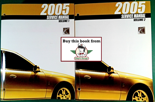 [SA2005SL32005SMA/2] 2005 Saturn L-Series Factory Shop Repair Service Manual Set