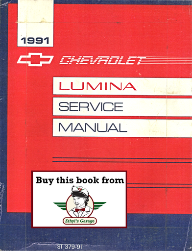 [CH1991ST37991A] 1991 Chevrolet Lumina Factory Shop Repair Service Manual