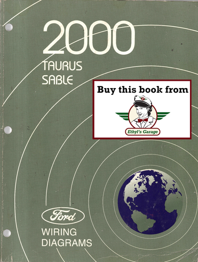 [FOR2000FCS1212300A] 2000 Ford Taurus, Mercury Sable Factory Electrical Wiring Diagrams Manual