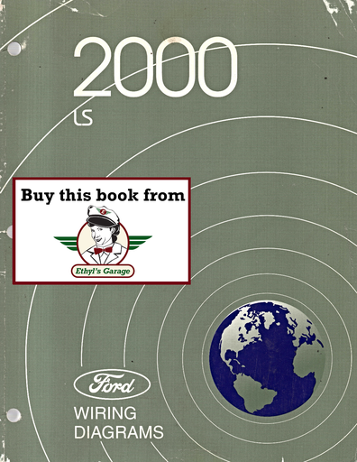 [FOR2000FCS1288500A] 2000 Ford Lincoln LS Factory Electrical Wiring Diagrams Manual