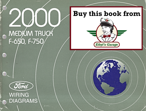 [FOR2000FCS1220100A] 2000 Ford F-650, F-750 Medium Truck Factory Electrical Wiring Diagrams Manual