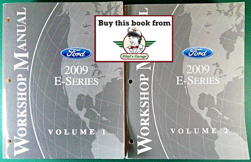 [FOR2009FCS1225109A/2] 2009 Ford E-Series Van Factory Workshop Service Manual Set