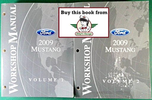 [FOR2009FCS1219309A/2] 2009 Ford Mustang Factory Workshop Service Manual Set