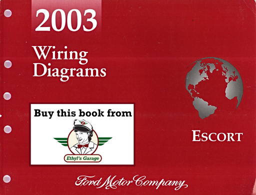 [FOR2003FCS1211703A] 2003 Ford Escort Factory Electrical Wiring Diagrams Manual