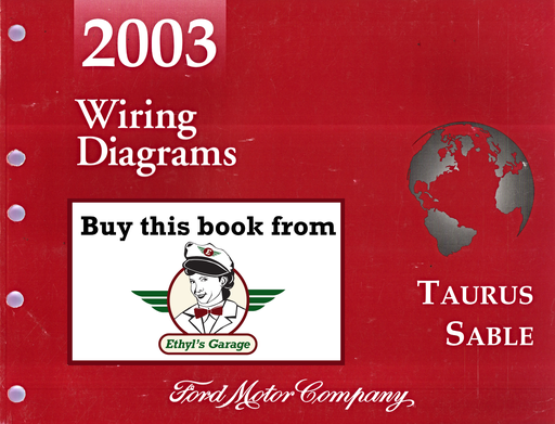 [FOR2003FCS1212303A] 2003 Ford Taurus, Mercury Sable Factory Electrical Wiring Diagrams Manual