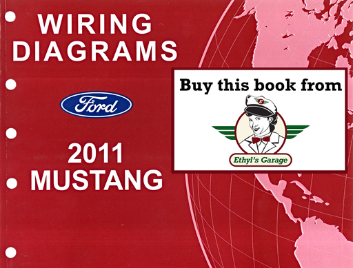 [FOR2011FCS1212111A] 2011 Ford Mustang Factory Electrical Wiring Diagrams Manual