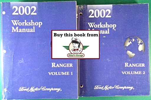 [FOR2002FCS1254202A/2] 2002 Ford Ranger Factory Workshop Service Manual Set
