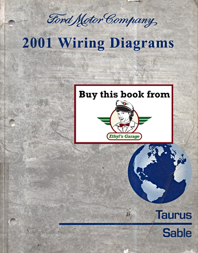 [FOR2001FCS1212301A] 2001 Ford Taurus, Mercury Sable Factory Electrical Wiring Diagrams Manual