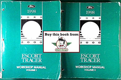 [FOR1998FCS1208298A/2] 1998 Ford Escort, Mercury Tracer Factory Workshop Repair Service Manual Set
