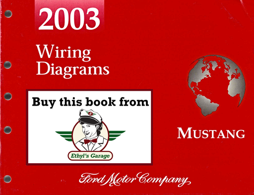 [FOR2003FCS1212103A] 2003 Ford Mustang Factory Electrical Wiring Diagrams Manual