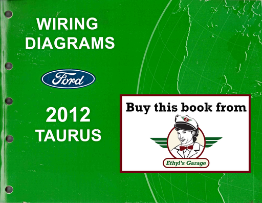[FOR2012FCS1430112A] 2012 Ford Taurus Factory Electrical Wiring Diagrams Manual