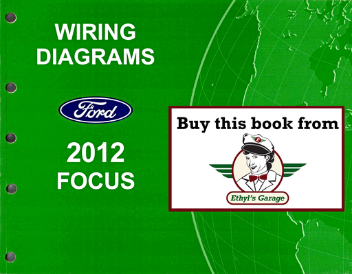 [FOR2012FCS1295012A] 2012 Ford Focus Factory Electrical Wiring Diagrams Manual