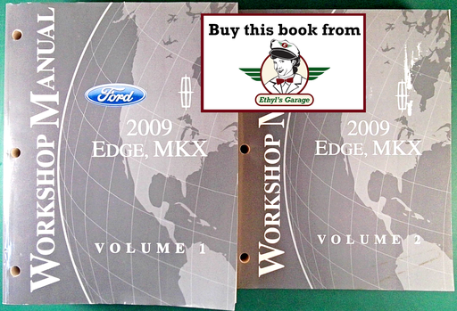 [FOR2009FCS1458809A/2] 2009 Ford Edge, Lincoln MKX Factory Workshop Service Manual Set