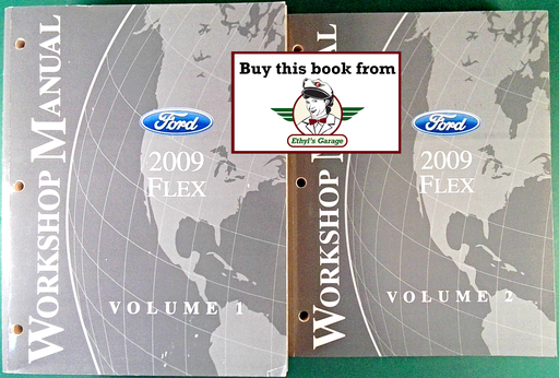 [FOR2009FCS1510609A/2] 2009 Ford Flex Factory Workshop Service Manual Set