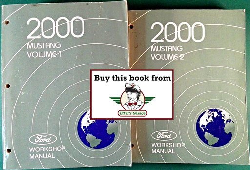 [FOR2000FCS1219300A/2] 2000 Ford Mustang Factory Workshop Service Manual Set