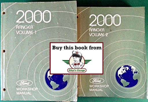 [FOR2000FCS1254200A/2] 2000 Ford Ranger Factory Workshop Service Manual Set