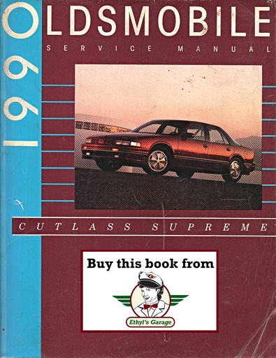 [OLD1990CSSMA] 1990 Oldsmobile Cutlass Supreme OEM Shop Service Repair Manual