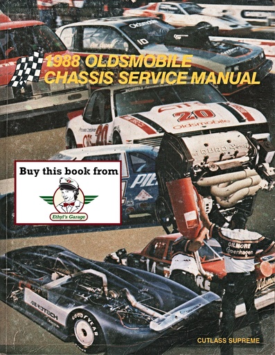 [OLD1988CSCSMA] 1988 Oldsmobile Cutlass Supreme Factory Chassis Shop Service Repair Manual